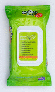 EucoClean 2 in 1 Hand and Surface Wipes
